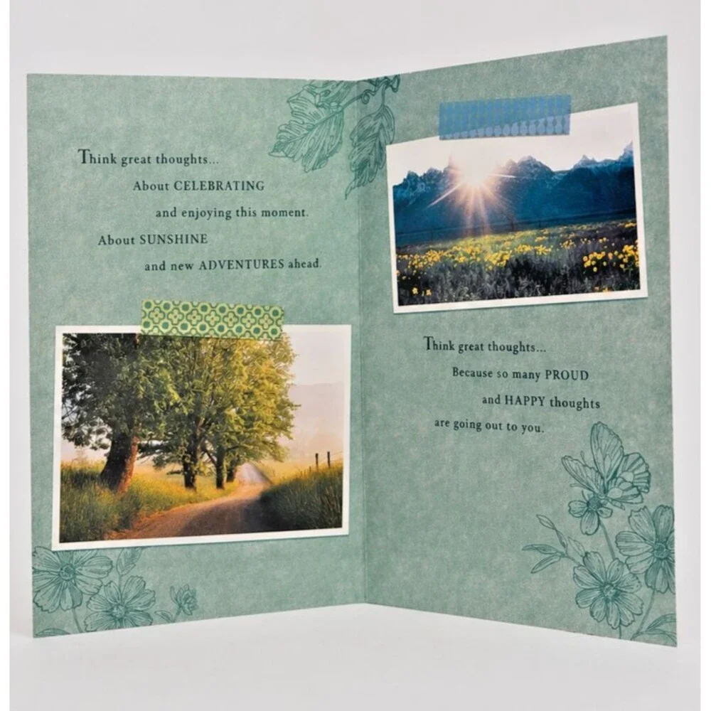 Hallmark Inspirational Congratulations Graduate Card w/ Envelope